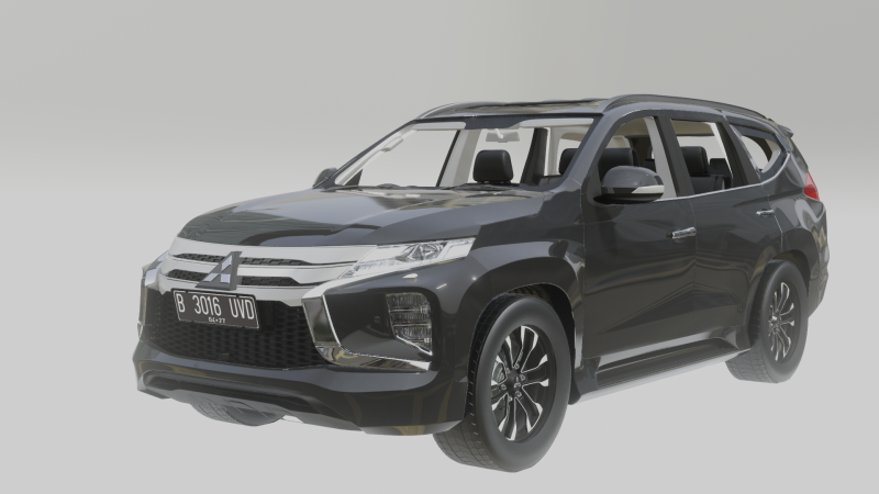 Mitsubishi Pajero Sport Dakar Ultimate 2023 Modelo 3D .c4d .max .obj .3ds .fbx .stl .blend 