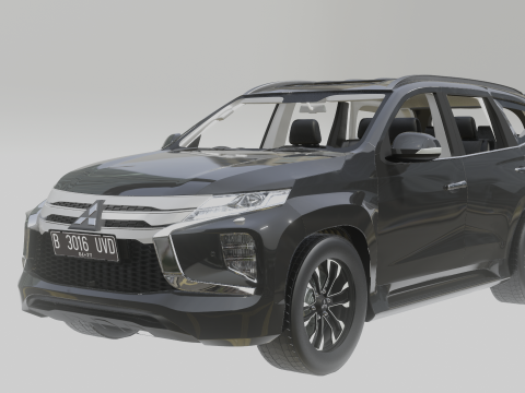 Mitsubishi Pajero Sport Dakar Ultimate 2023 3D Модель