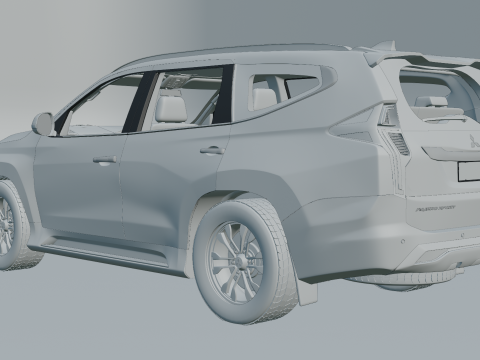 Mitsubishi Pajero Sport Dakar Ultimate 2023 Modelo 3D