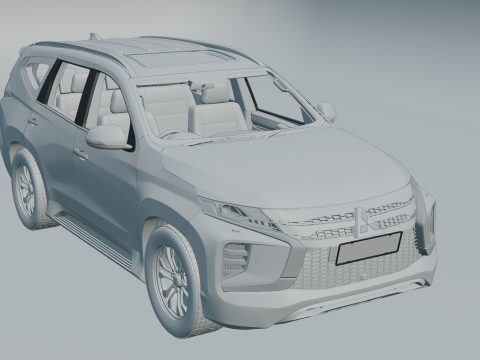 Mitsubishi Pajero Sport Dakar Ultimate 2023 Modelo 3D