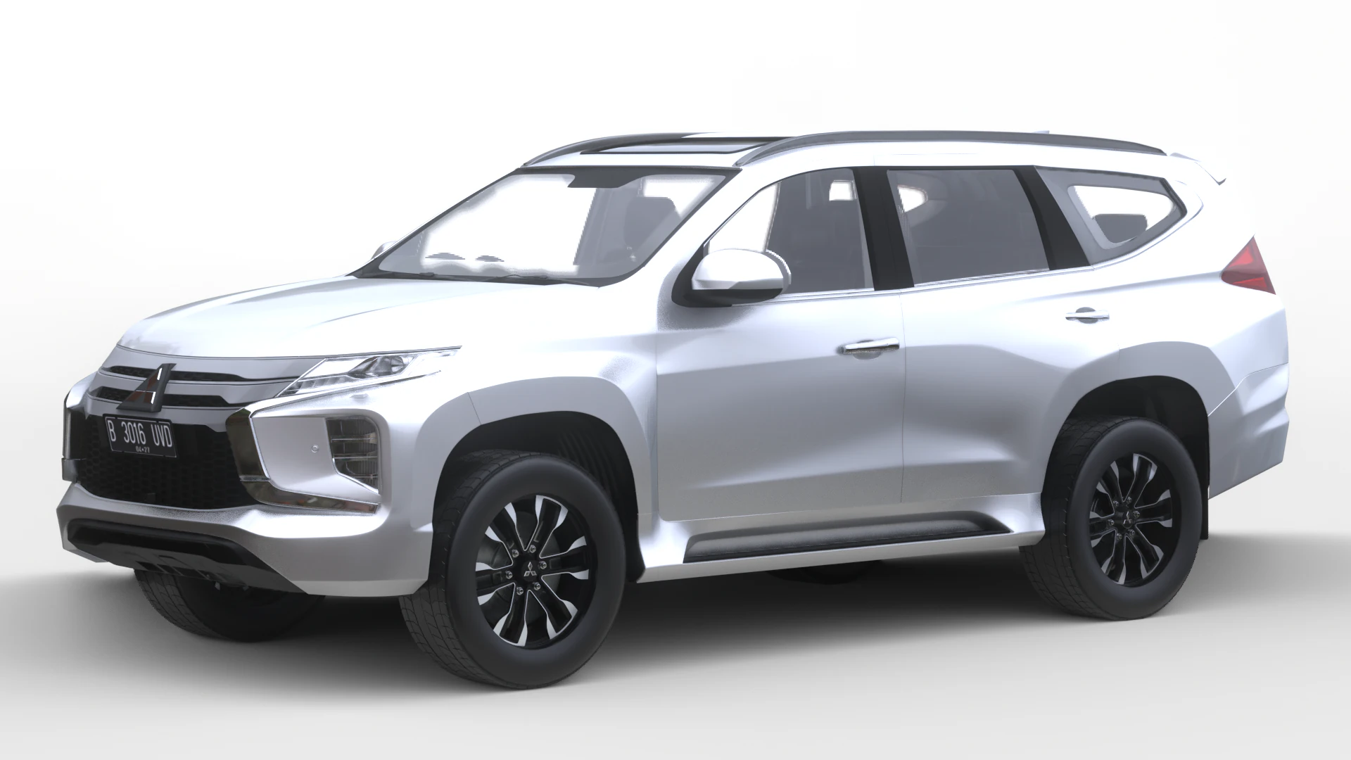 Mitsubishi Pajero Sport Dakar Ultimate 2023 3D Model .c4d .max .obj .3ds .fbx .stl .blend 