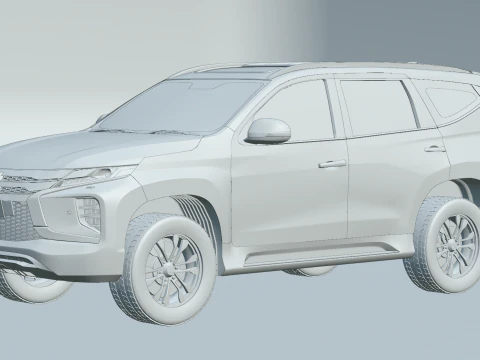 Mitsubishi Pajero Sport Dakar Ultimate 2023 3D Model