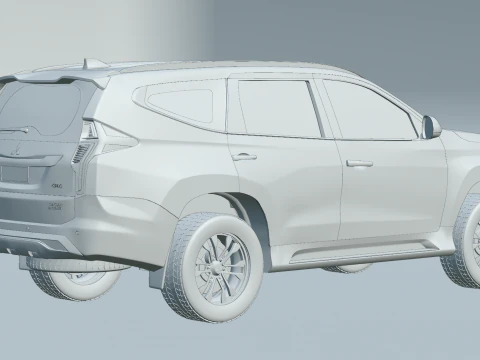 Mitsubishi Pajero Sport Dakar Ultimate 2023 3D Model