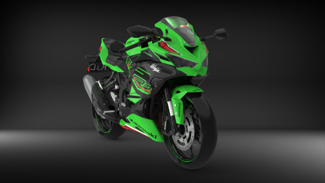 Kawasaki Ninja ZX4RR 2023 3D Model in Motorcycle 3DExport