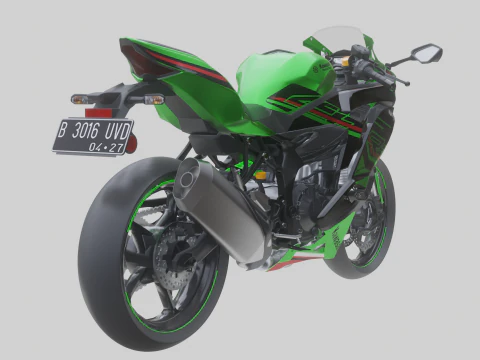 Kawasaki Ninja ZX4RR 2023 3D Model in Motosiklet 482648 | 3DExport