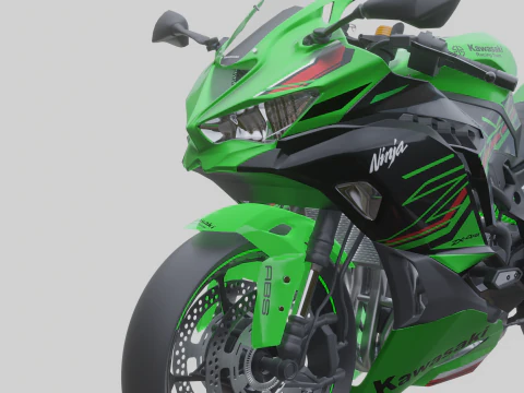 Kawasaki Ninja ZX4RR 2023 3D Model in Motorcycle 482648 | 3DExport