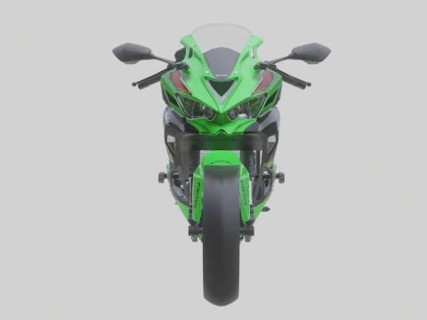 Kawasaki Ninja ZX4RR 2023 3D Model in Motorcycle 482648 | 3DExport