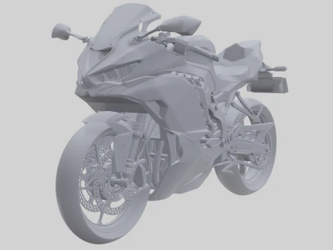 Kawasaki Ninja ZX4RR 2023 3D Model in Motorcycle 482648 | 3DExport