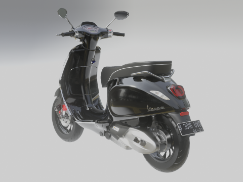 Piaggio Vespa Sprint iGet 2023 3D Модель