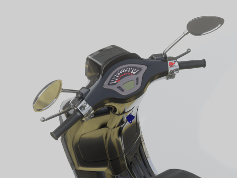 Piaggio Vespa Sprint iGet 2023 3D Модель