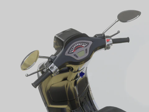 Piaggio Vespa Sprint iGet 2023 3D Model