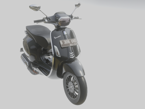 Piaggio Vespa Sprint iGet 2023 3D Модель