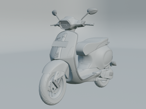 Piaggio Vespa Sprint iGet 2023 3D Модель