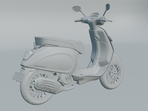 Piaggio Vespa Sprint iGet 2023 3D Модель