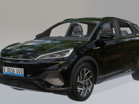 BYD Atto 3 2024 3D 3D Модель
