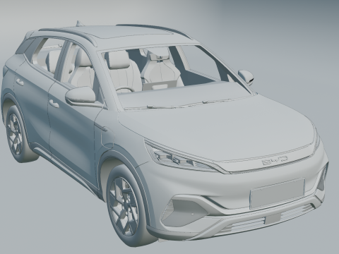 BYD Atto 3 2024 3D 3D 模型