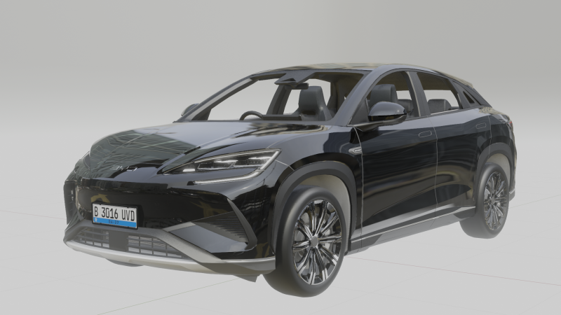 BYD Sealion 7 2024 3D Model .c4d .max .obj .3ds .fbx .stl .blend 