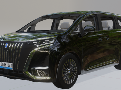 BYD Denza D9 2025 3D Модель