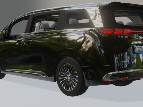 BYD Denza D9 2025 3Dモデル