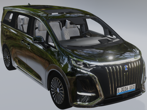 BYD Denza D9 2025 3Dモデル
