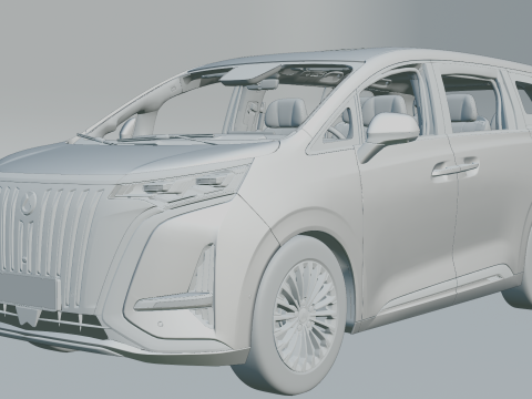 BYD Denza D9 2025 3Dモデル