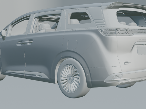 BYD Denza D9 2025 3Dモデル