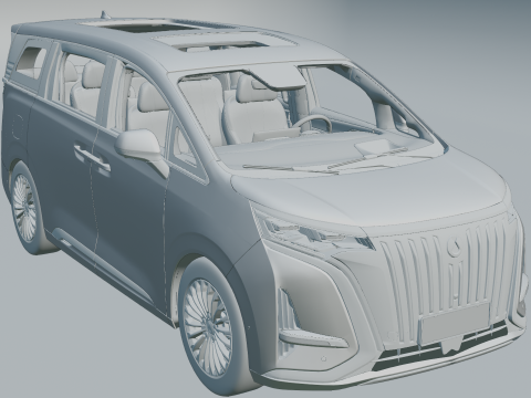 BYD Denza D9 2025 3Dモデル