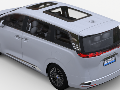 BYD Denza D9 2025 3D Model