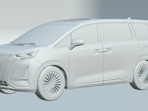 BYD Denza D9 2025 3D Model