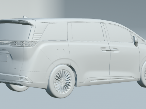 BYD Denza D9 2025 3D Model