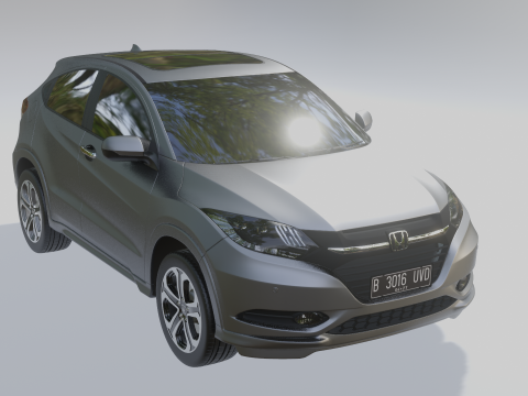 Honda HR-V Prestige 2016 3D Model