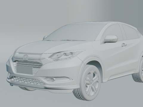 Honda HR-V Prestige 2016 3D Model