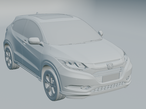 Honda HR-V Prestige 2016 3D Model