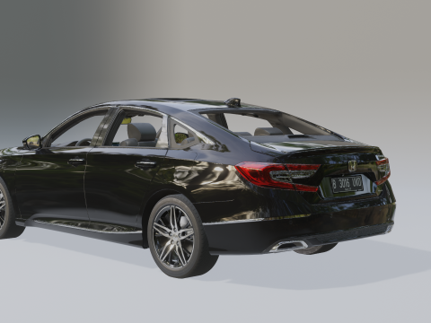 Honda Accord 2021 Model 3D
