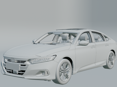 Honda Accord 2021 Model 3D