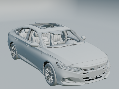 Honda Accord 2021 Model 3D