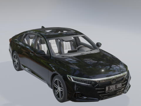 Honda Accord 2021 Model 3D