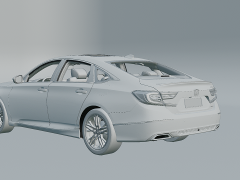 Honda Accord 2021 Model 3D