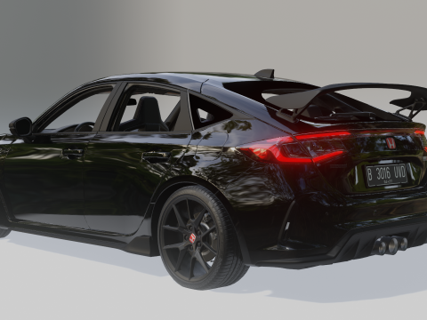 Honda Civic Type R 2024 3D Модель