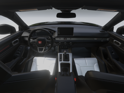 Honda Civic Type R 2024 3D Модель