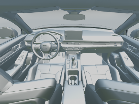 Honda Civic Type R 2024 3D Модель