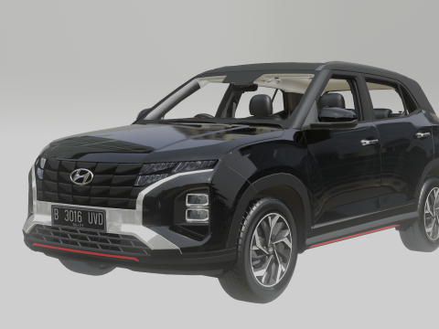 Hyundai Creta 2023 3Dモデル