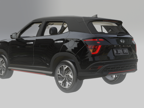 Hyundai Creta 2023 3D Model