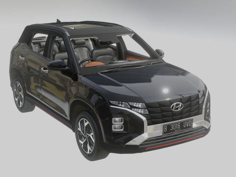 Hyundai Creta 2023 3D Model