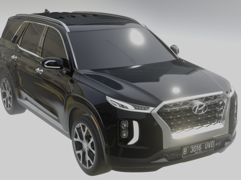 Hyundai Palisade 2020 3Dモデル