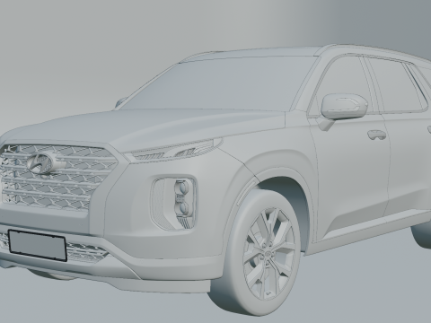 Hyundai Palisade 2020 3Dモデル