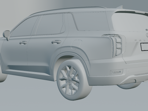 Hyundai Palisade 2020 3Dモデル