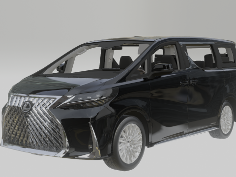 Lexus LM 2021 3D 模型