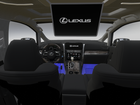 Lexus LM 2021 Model 3D