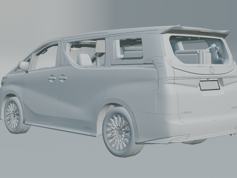 Lexus LM 2021 Model 3D